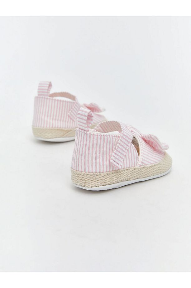 LCW STEPS Pembe Cırt Cırtlı Kız Bebek Yürüme Öncesi Ayakkabısı - 5
