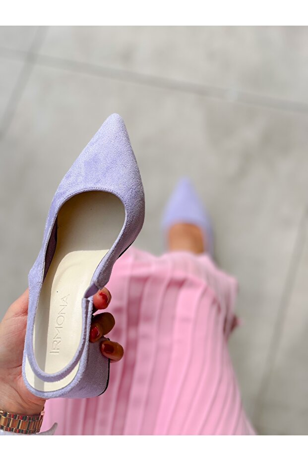 Maria Lila Suede Heel Sandals Shoes