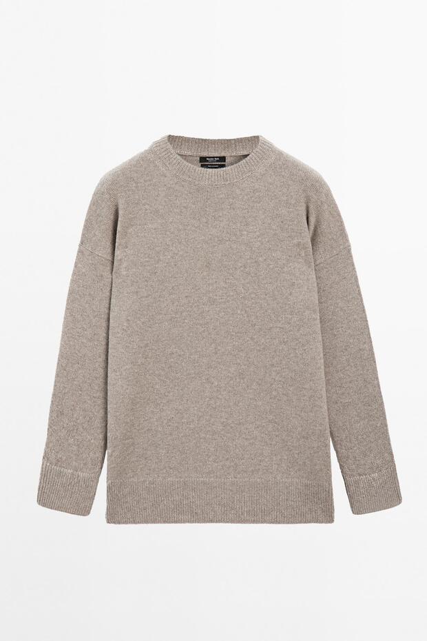 %100 kaşmir oversize triko kazak - 5