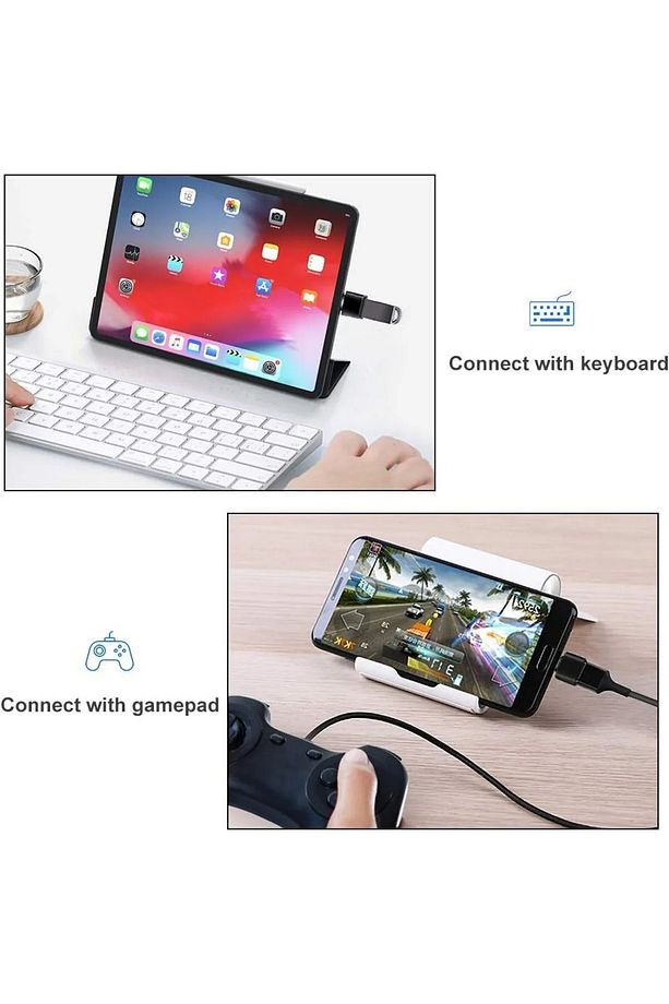 Tüm Type-c Olan Cihazlara Uyumlu Type-c To Usb 3.0 Veri Aktarımı Macbook Flash Bellek Mouse Çevirici - 7