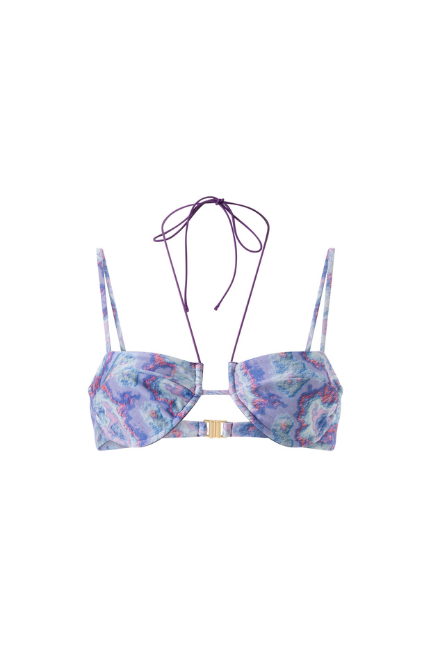 Positano Lilac Bikini Üst
