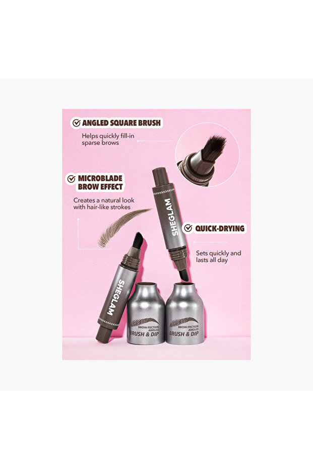 Brow-Fection Angled Brush & Dip