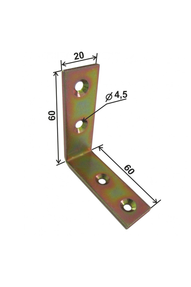 Rectangular Metal Corner 60X60Mm - 1