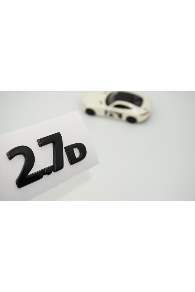 2.7D Black Abs Luggage Lettering Logo Crest Compatible with Jaguar