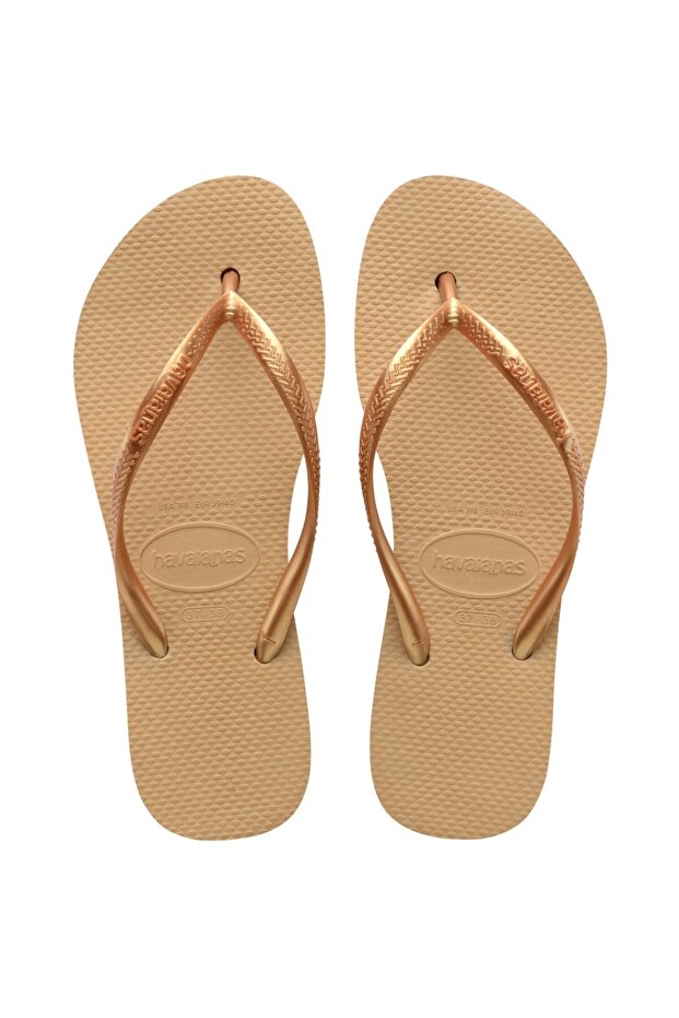 Slim Flatform Women's Yellow Slippers - 4144537