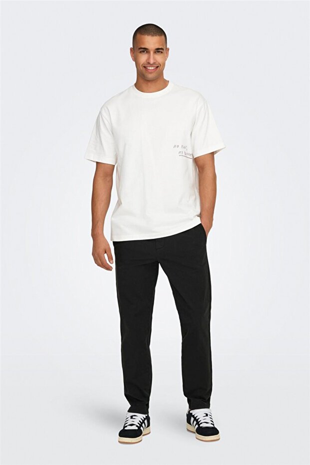 ONSLINUS TAPER 0183 PANT NOOS Erkek Siyah Pantolon - 22029765 - 6