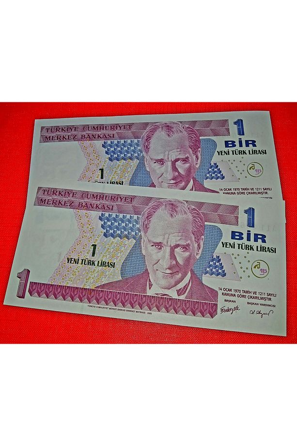 8. Emisyon 1 Bir Ytl Radar Ve Varyete Çil 2 Adet Kağıt Para Görseldeki Ürün - 2