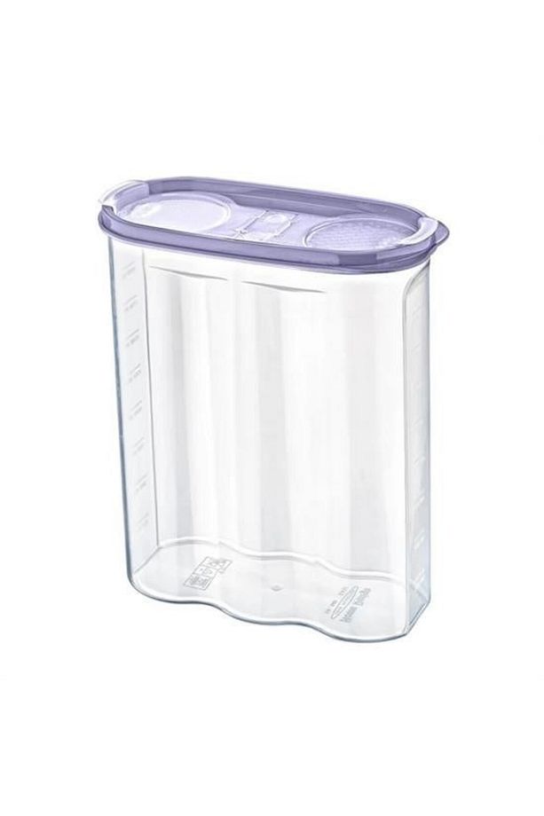 BUFFER® 2 Kapaklı Ölçekli Erzak Kuru Gıda Saklama Kutusu Kabı 2,4 Litre-SA940 - 1