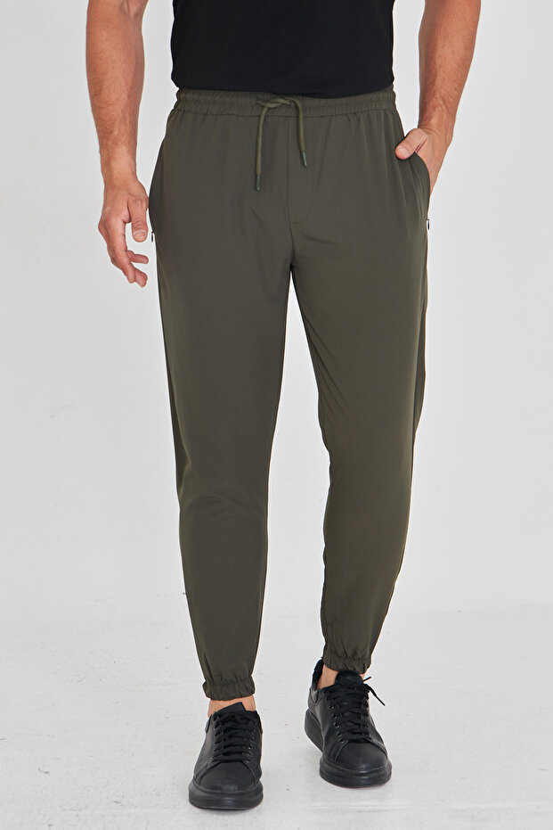 Sports Lycra Elastic Leg Jagger Pants