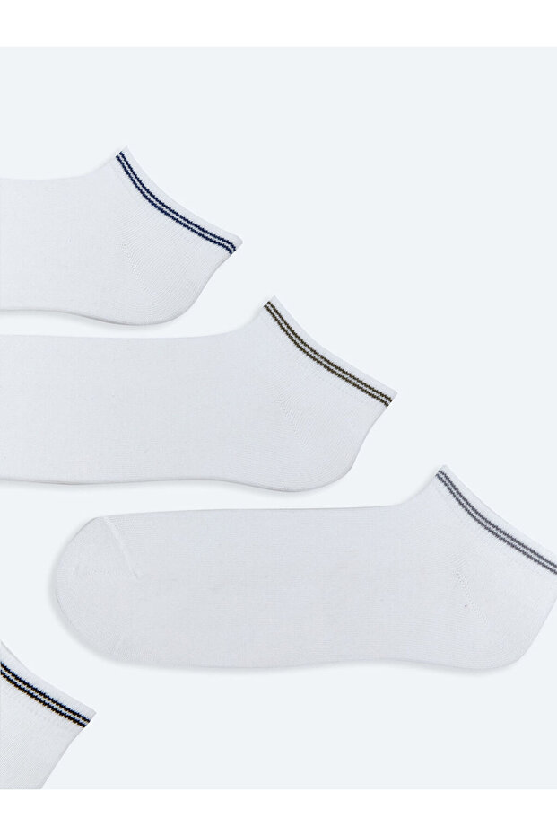 Create Your Style from Uzg Store |   Plain Men's Booties Socks 5-Pack - 2