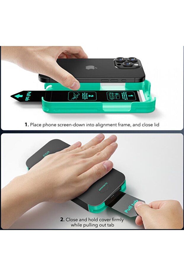 IPhone 16 Pro Screen Protector - ESR Armorite Screen Protector - Clear - 7