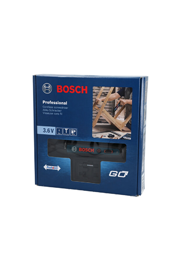 مفك براغي لاسلكي Go 3.6 فولت ليثيوم أيون مع بطارية مدمجة ومنفذ USB - 3