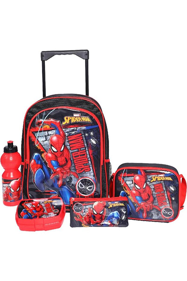 Spider-Man 5-in-1 Value Set Trolley Bag with Accessory