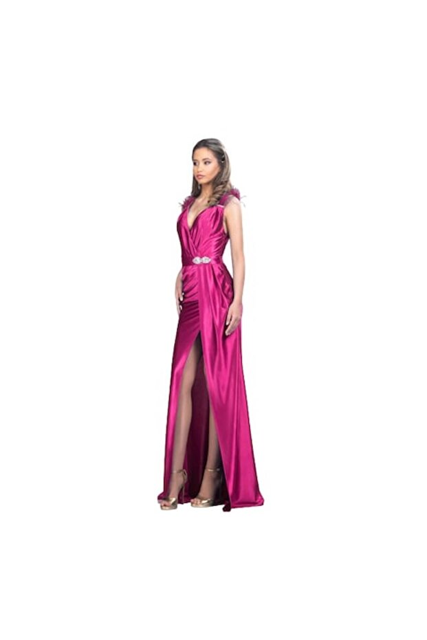 - Rochie, Lycra, Magenta, 38 - 2