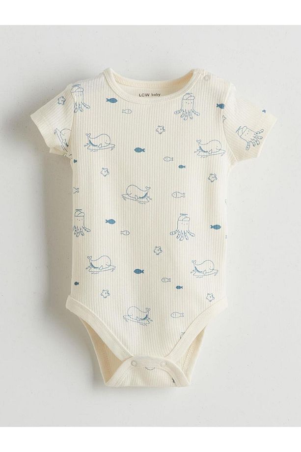 Bebek Erkek Ecru Body (S5) - 4