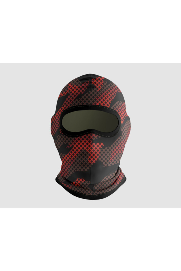 Outdoor Wind and Antiallergic Face Protection for Biker and Couriers Biker Mask with Balaklava Pattern