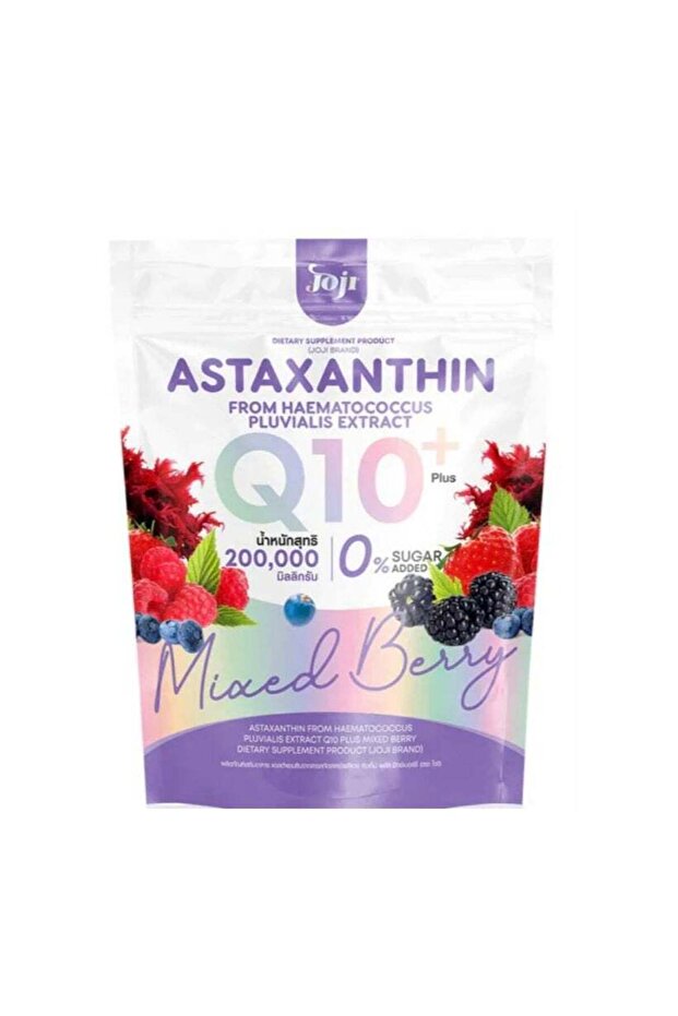 Dietary Supplement Product Astaxanthin Q10 Plus Collagen Mixed Berry