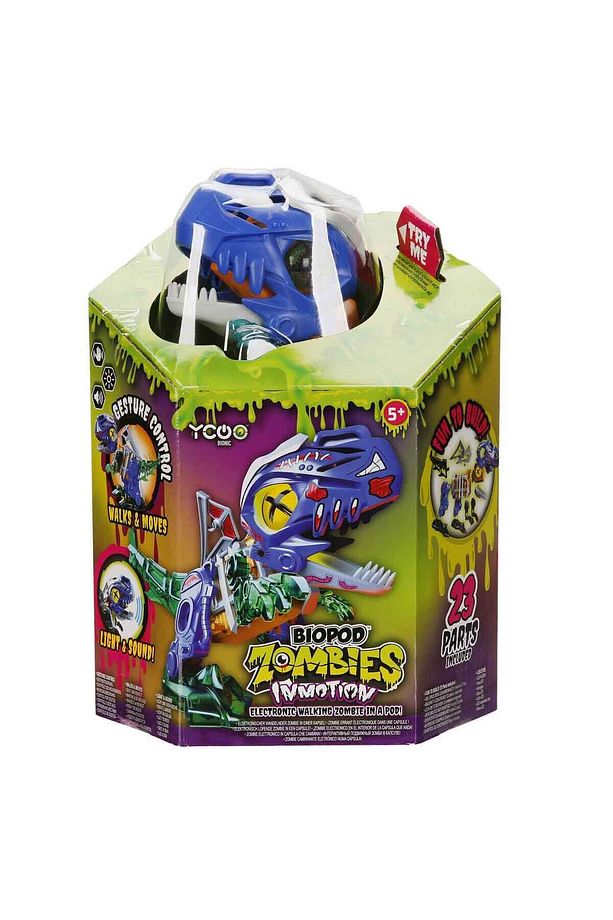 Sesli ve Işıklı Biopod Zombies Inmotion Hareketli Dinozor Robot S4 - 5