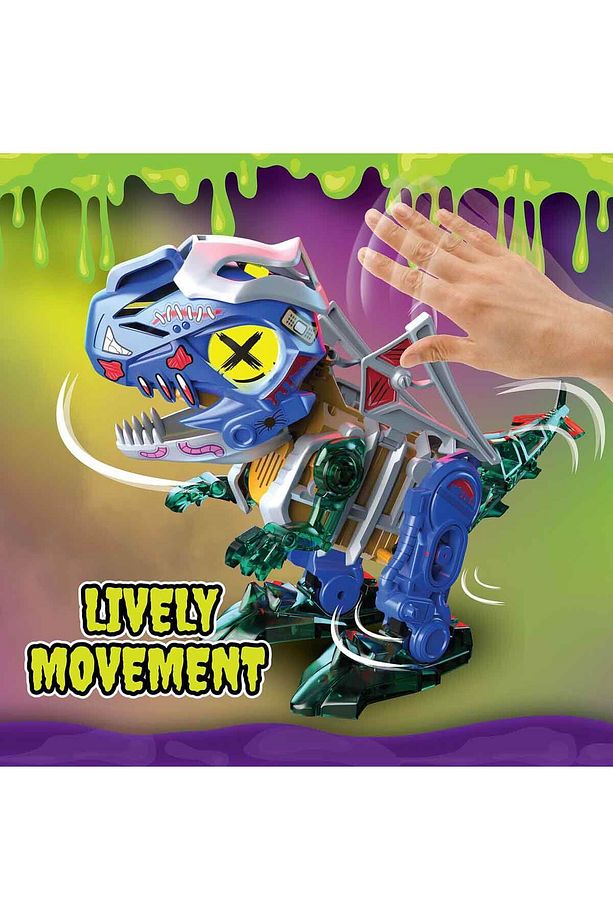 Sesli ve Işıklı Biopod Zombies Inmotion Hareketli Dinozor Robot S4 - 3