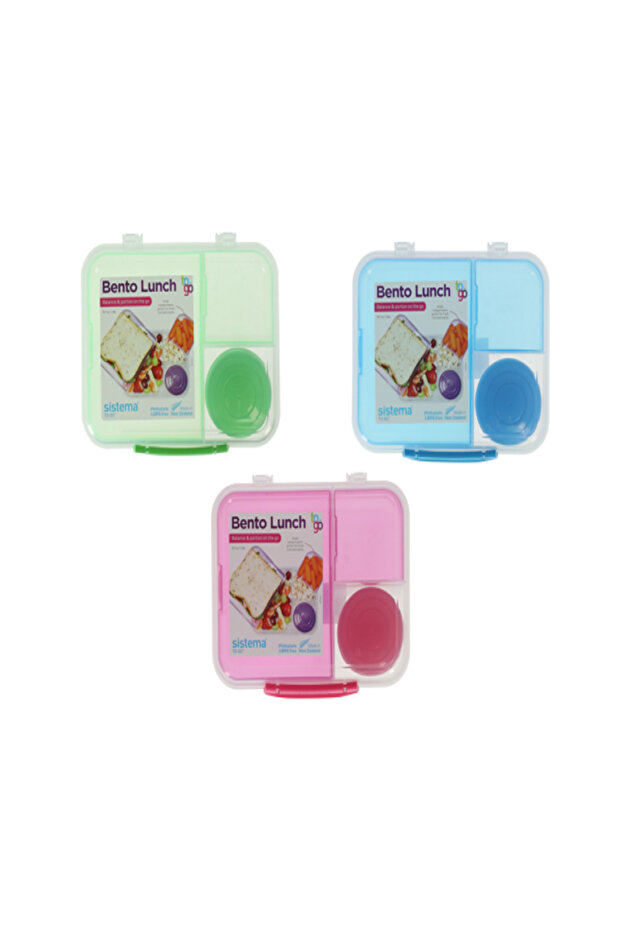 Rectangular To Go Bento Lunch Box Assorted - 1