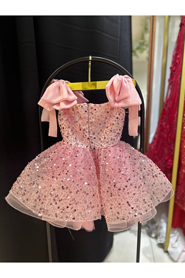 Kız çocuk pullu elbise - 2