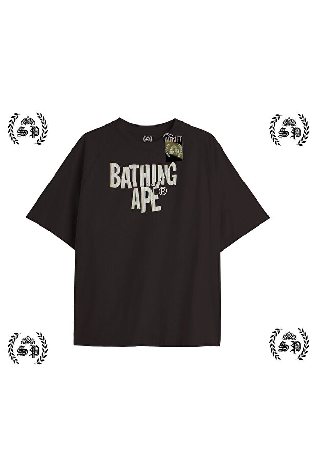 Y2K Chrome Printed Black T-Shirt