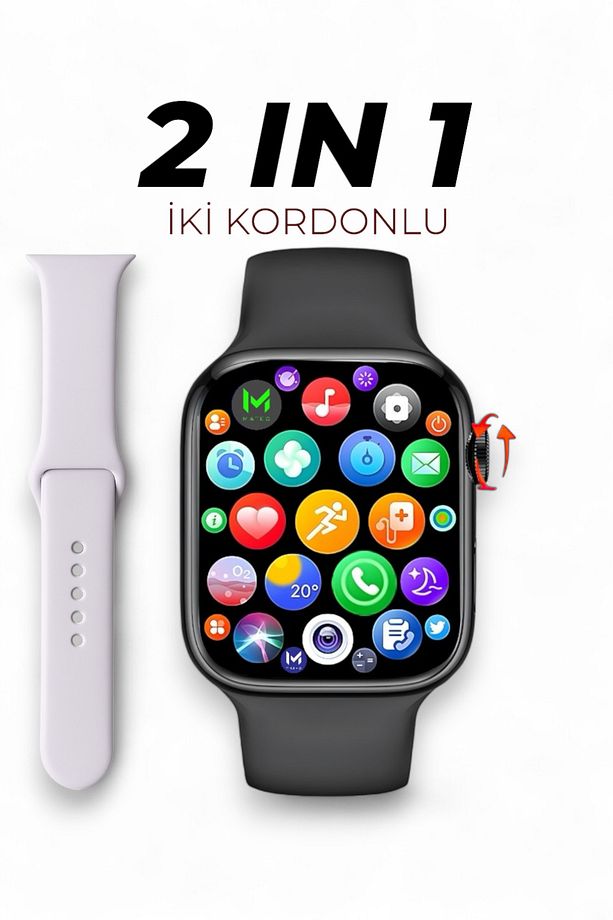 Akıllı Saat Yeni Nesil T700s Watch 7 Series Ios Androıd Uyumlu Bluetooh Arama Bildirim Alma - 1