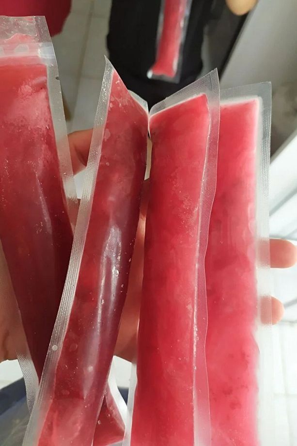 40 Lı Buzella Poşeti Kilitli Dondurma Poşeti Ev Yapımı Atıştırmalık Meybuz Poşeti Bpa Içermez - 3