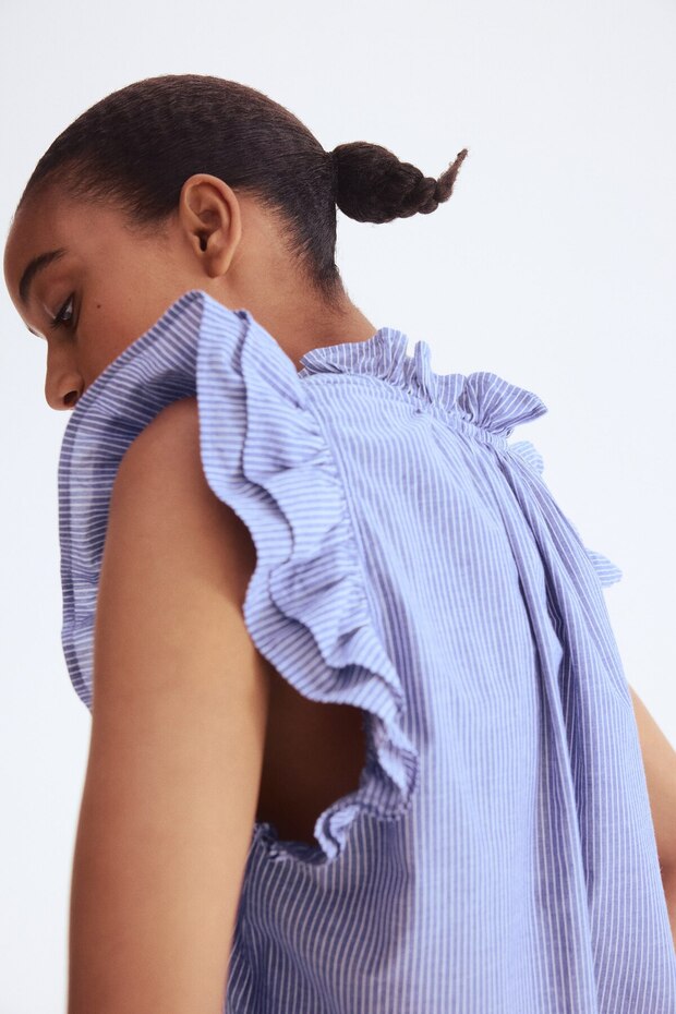 Fırfırlı Bluz - 4