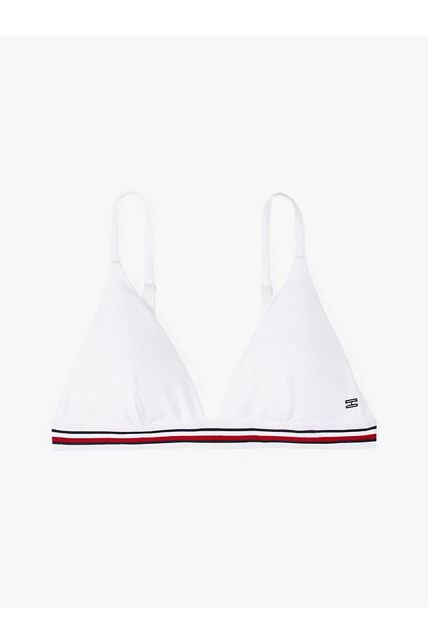 Global Stripe Triangle Bikini Top - 2