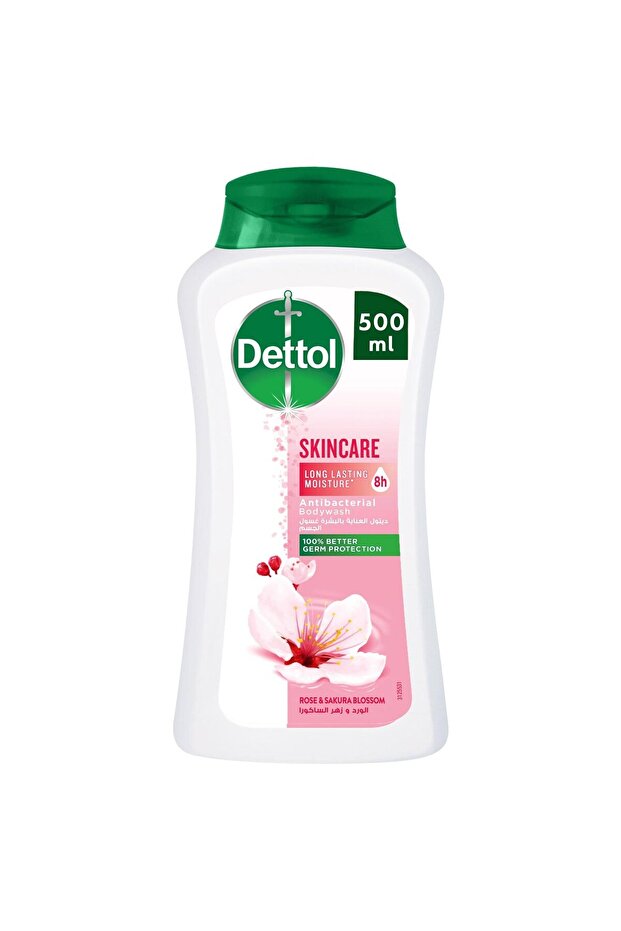 Skincare Shower Gel & Body Wash Rose & Sakura Blossom Scent 500 ml