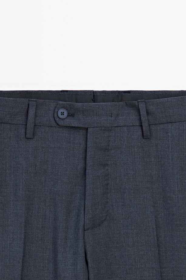%100 yün klasik pantolon - 6