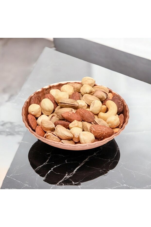 Copper Breakfast Plate Copper Snack Plate Breakfast Plate Carved Craftsmanship 12 cm Breakfast Plate Set of 6