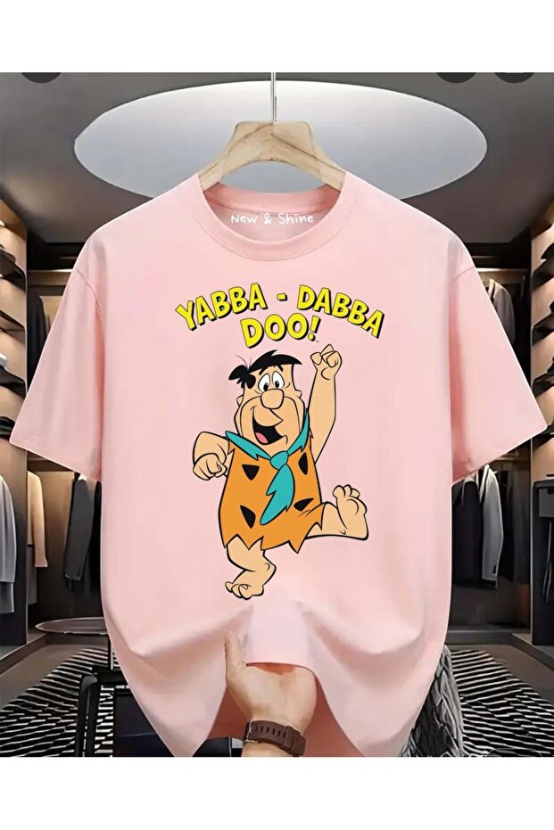 Yabba Dabba Doo Printed Oversize T-Shirt