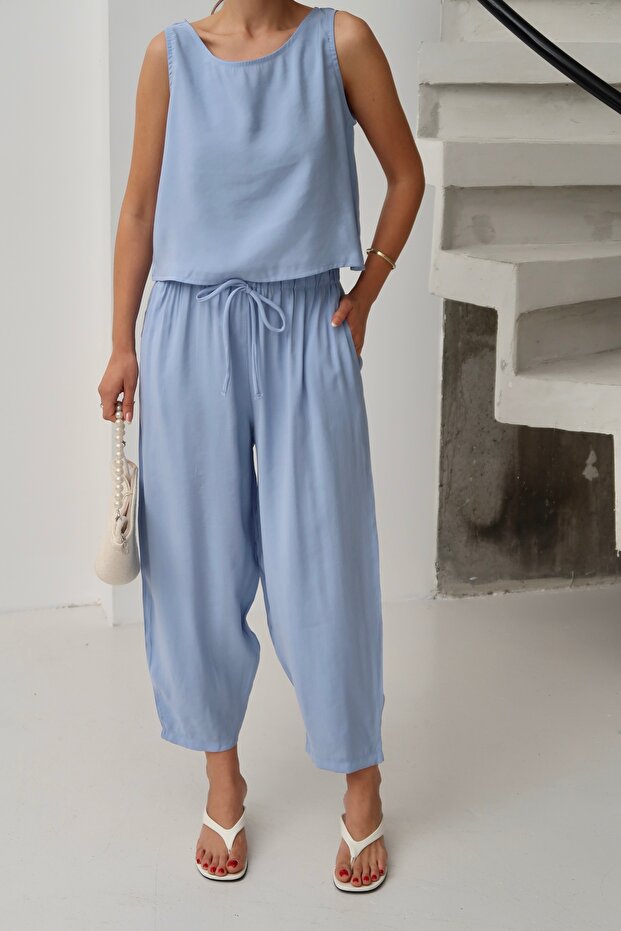 Women's Celeste Blouse-Pants Summer Set, Women's Wear-Out Set