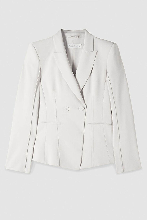 TWO BUTTON JACKET - - 48, WHITE - 4