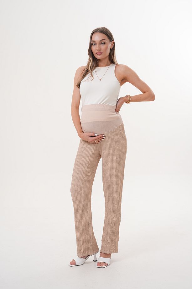 Hamile ve Lohusa Ayarlanabilir Bel Bubble Pantolon - 3