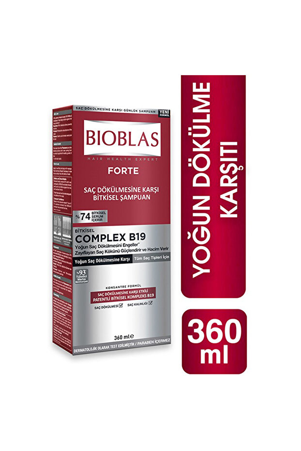 Forte Yoğun Saç Dökülmelerine Karşı Bitkisel Şampuan 360 ml 2 ADET - 2