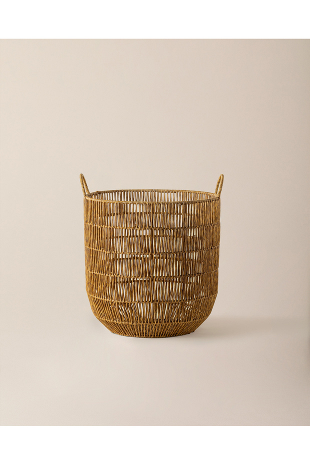 Denis Rattan Basket - m - Natural