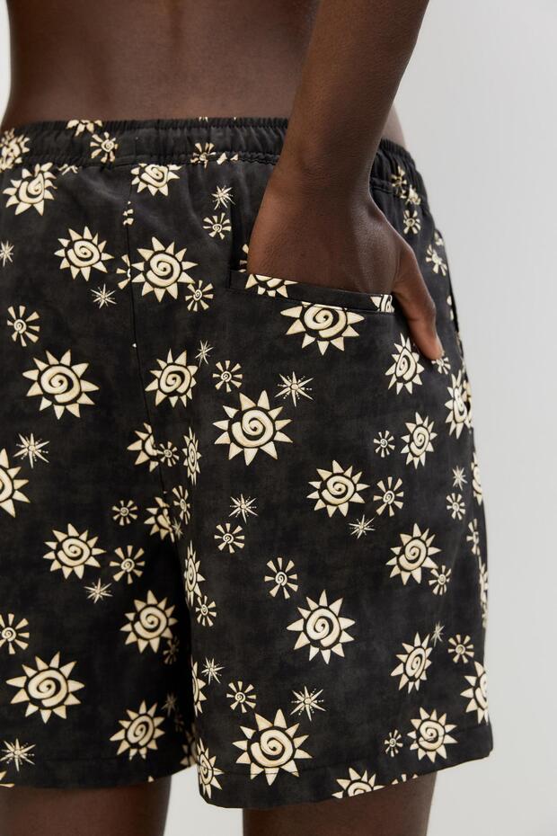 Güneş desenli mayo - 4