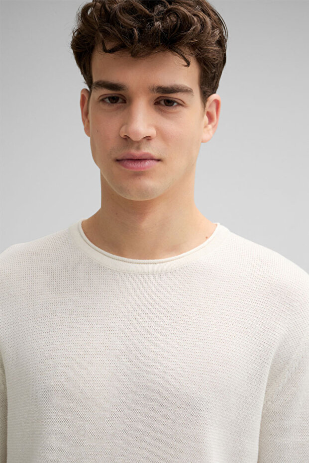 BLUZA 11 LEVI-RL - - L, CREM - 3