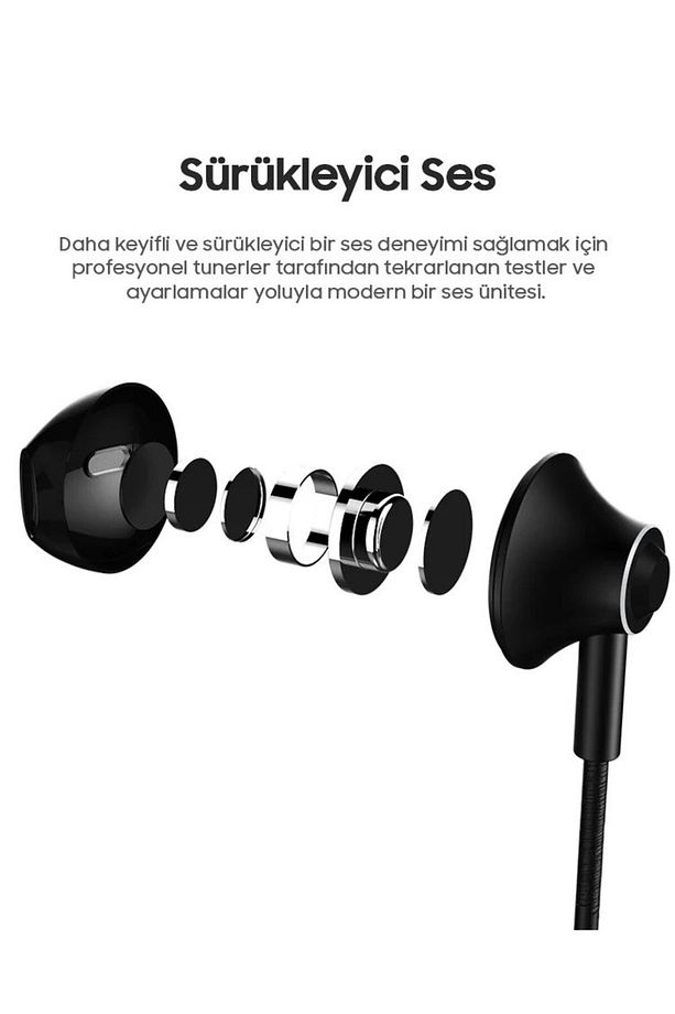 Samsung A33 / A54 / A73 / S23 / S24 / S25 / M30 / M53 / M62 uyumlu Bluetooth Kulaklık 150 Saat - 2