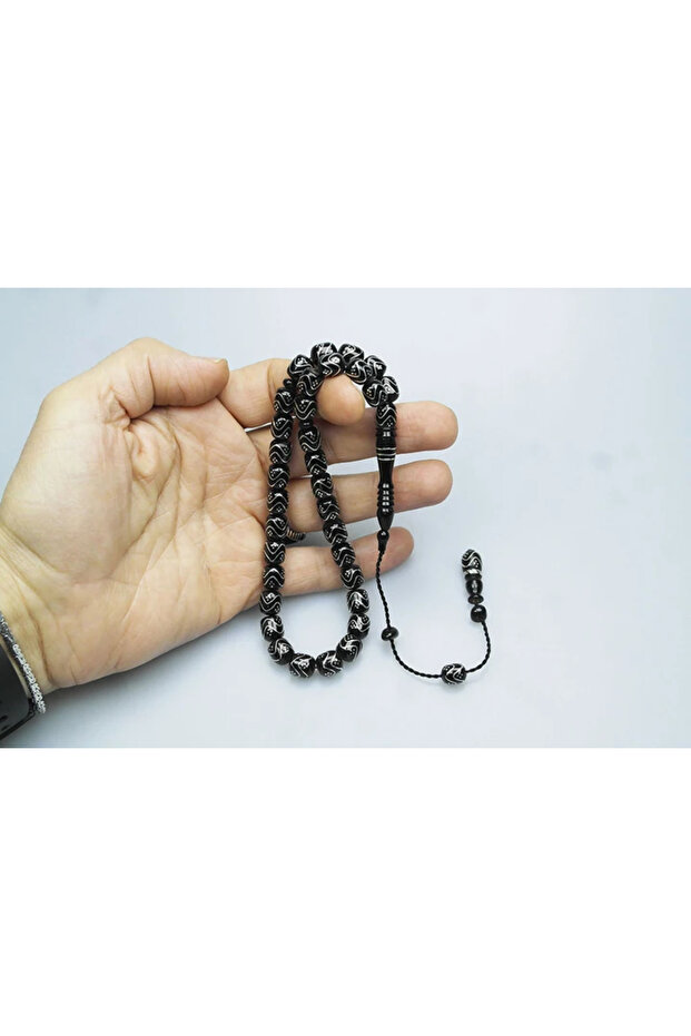 مسبحة صلاة من حجر أولتو مزدوج متعرج - 4