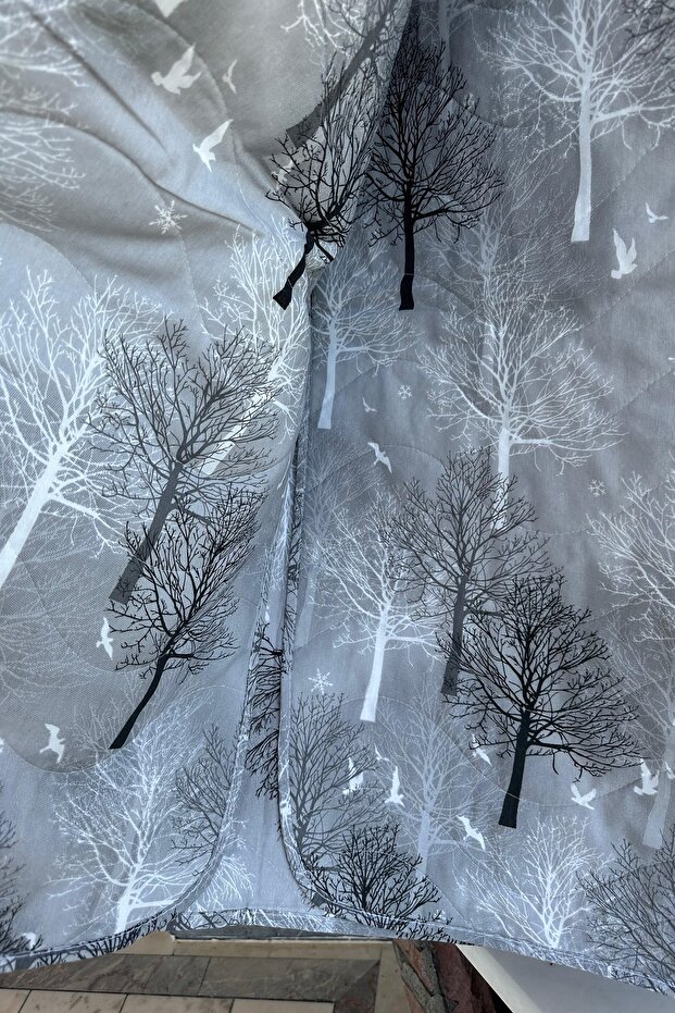 بيكيه مزدوج متعدد الأغراض، بيكيه صيفي، بيكيه منقوش، مفرش سرير (195x220 سم) - 3