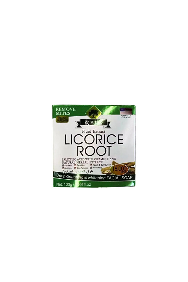 Raku Cleansing and Whitening Soap with Licorice Extract - 100g - 1