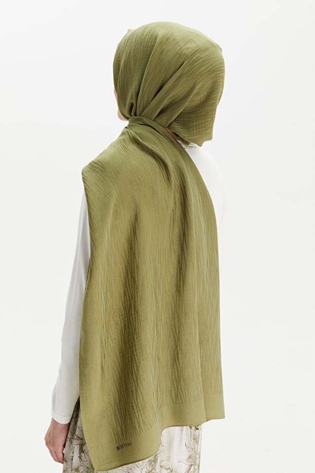 Zebra Desenli Lyocell Şal - 4