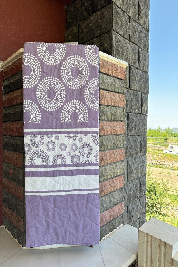 Double Multi-Purpose Blanket, Summer Blanket, Patterned Blanket, Bedspread (195x220cm) - 1