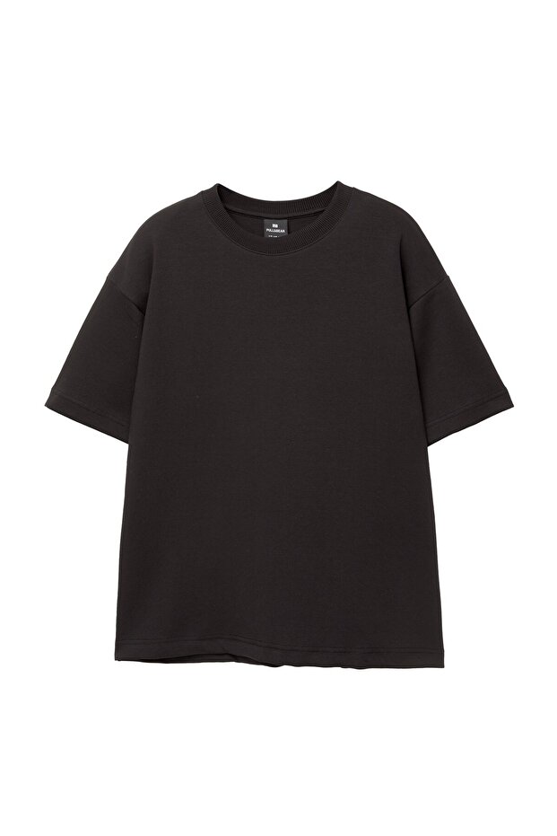 Basic kısa kollu sweatshirt - 3