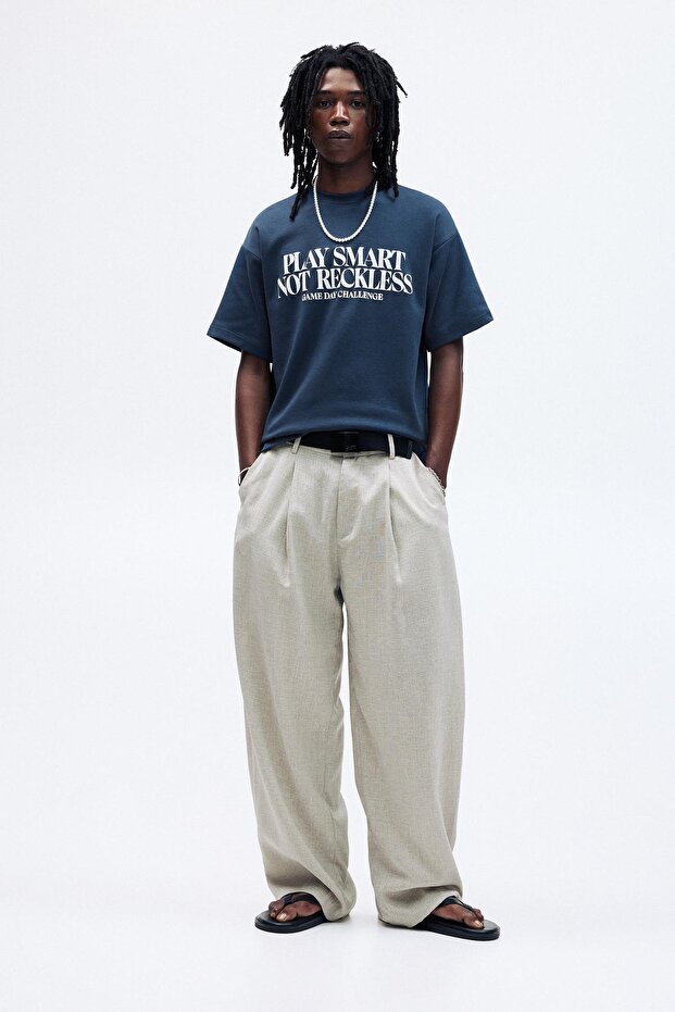 İşlemeli kısa kollu sweatshirt - 1