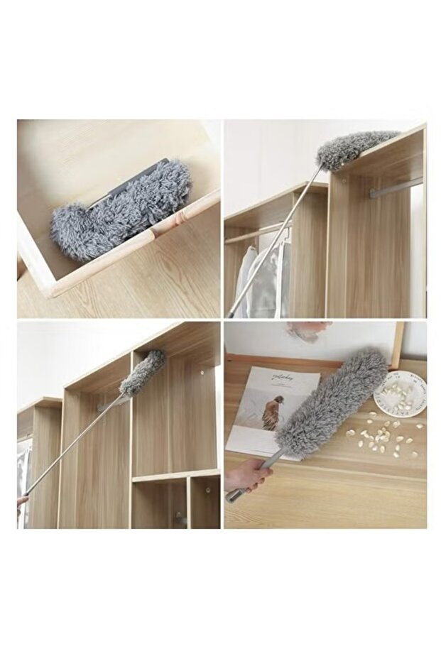 منفضة ريش من الألياف الدقيقة قابلة للتمديد - 8